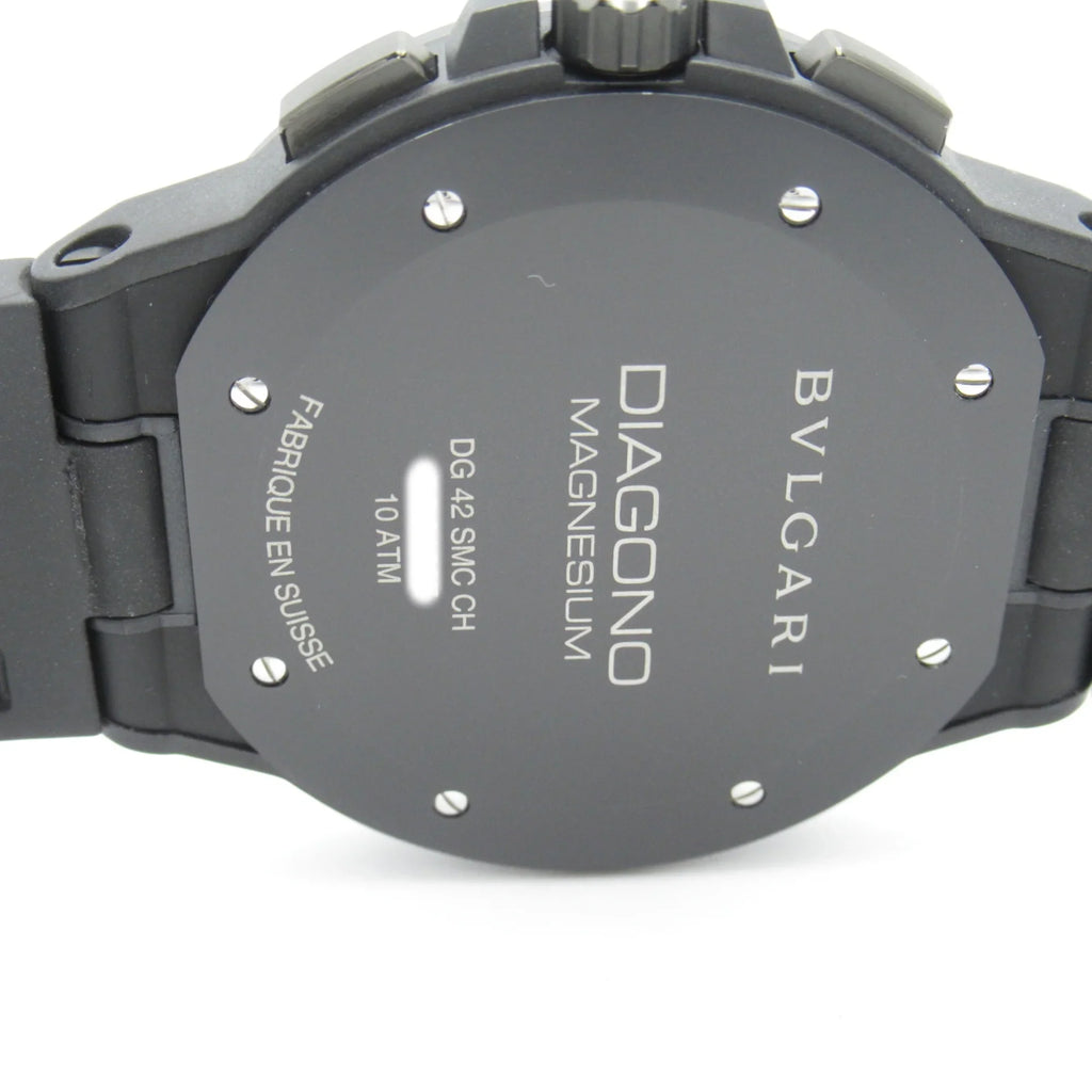 Pre-Owned  Diagono Magnesium Chrono Wrist Watch watch Wrist Watch DG42SMCCH Mechanical Automatic Black  Rubber belt mag DG42SMCCH (Good)