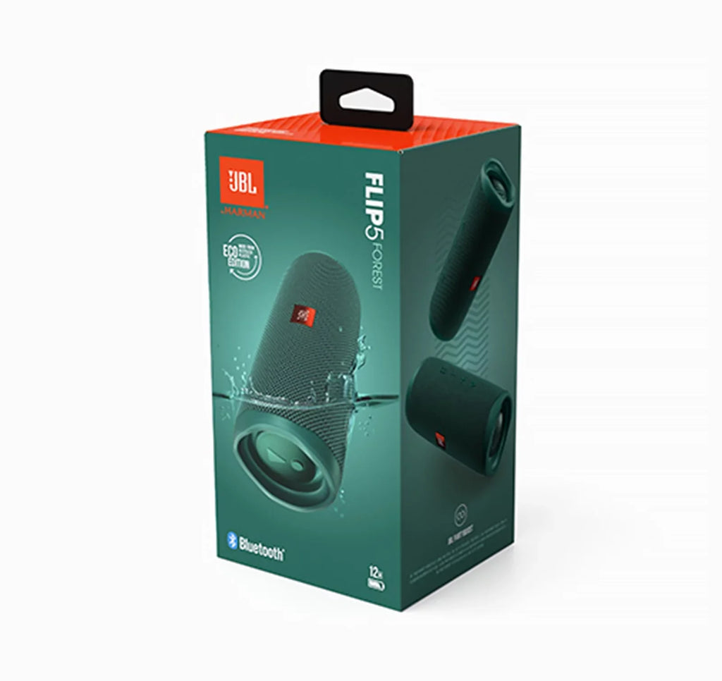 Open Box  Flip 5  Green Portable Bluetooth Speaker