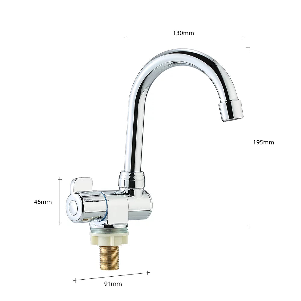 Suzicca Deck/Wall Mounted Rotating  High-end Kitchen for Camper Recreational Vehicle Motorhome Travel Trailer