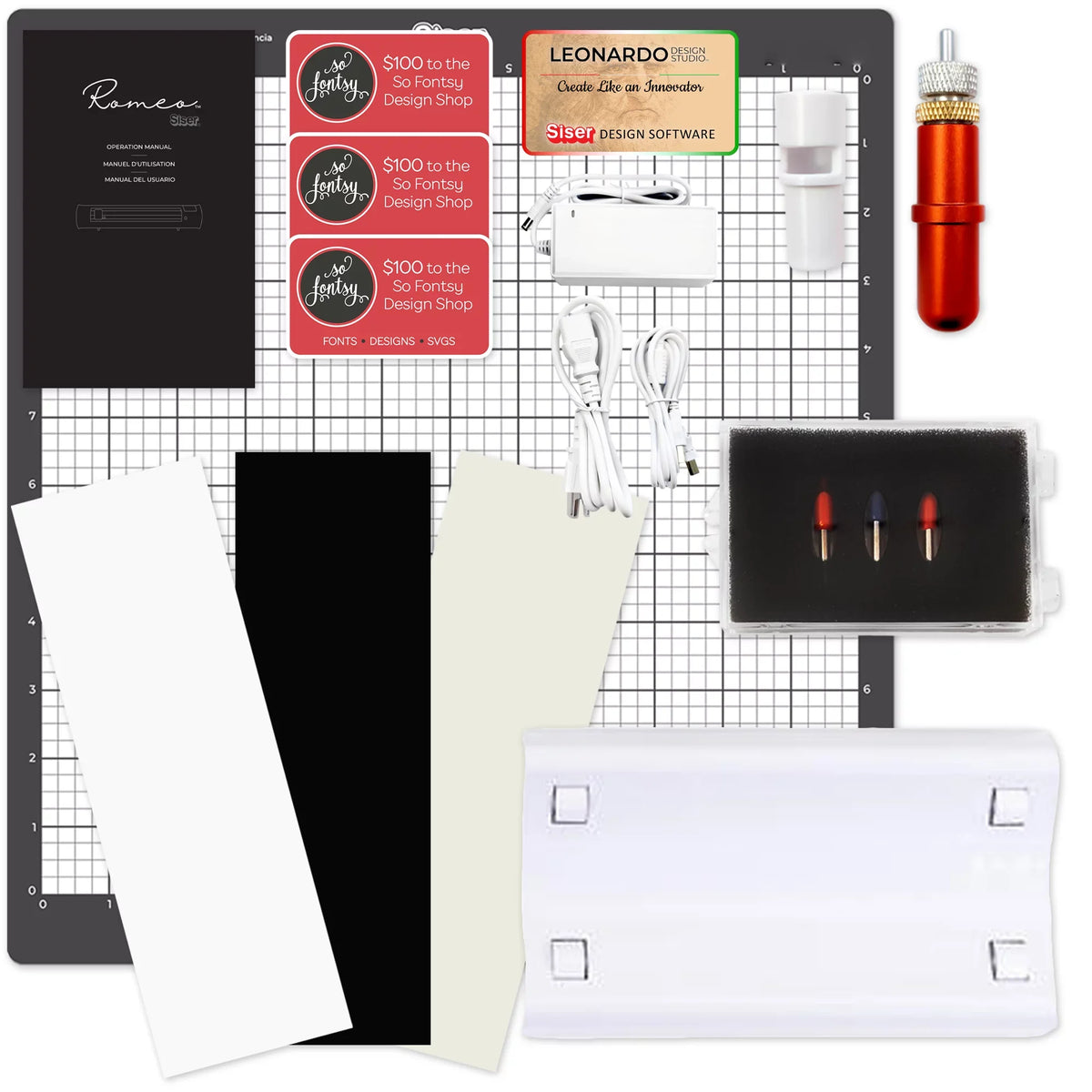 Siser Romeo 24" Deluxe Easyweed Heat Transfer () Bundle