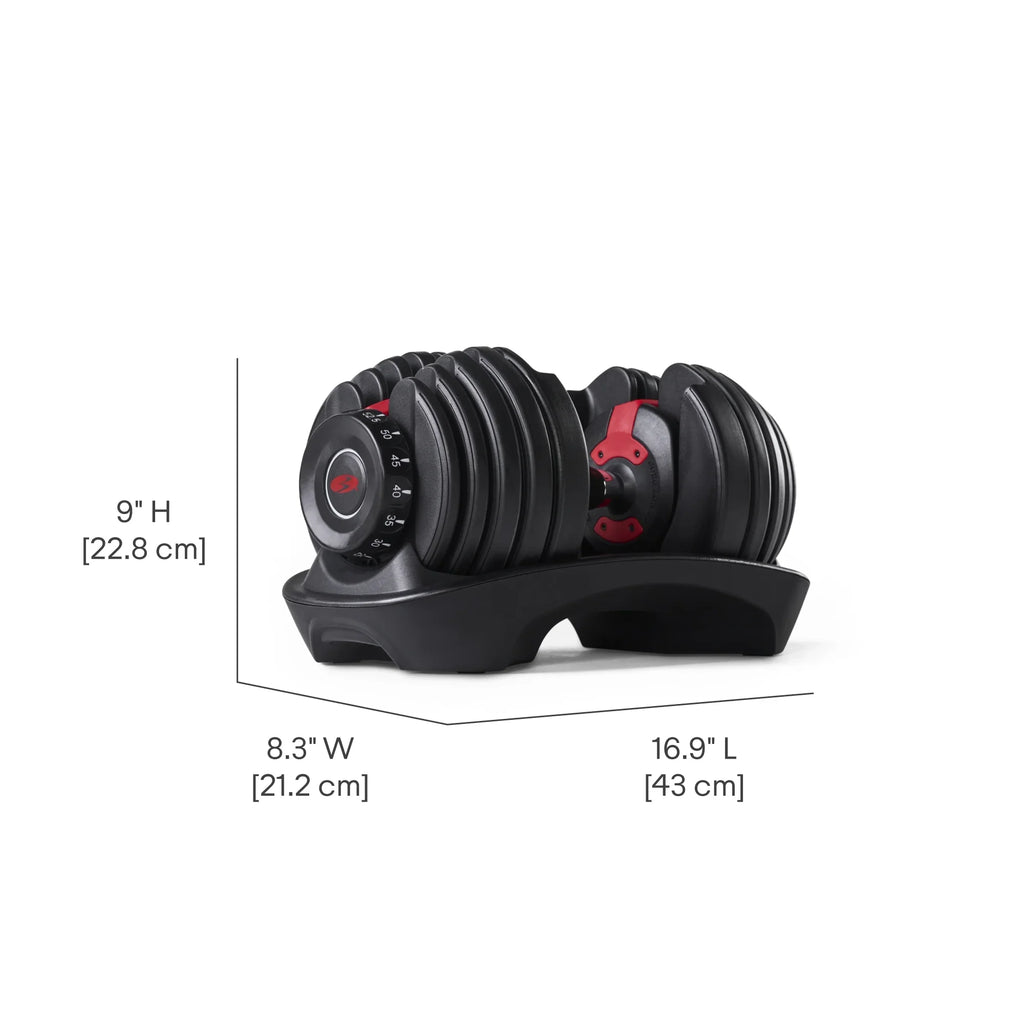 BowFlex SelectTech 552 Dumbbell, Single, Litho, Free 2-month  Membership
