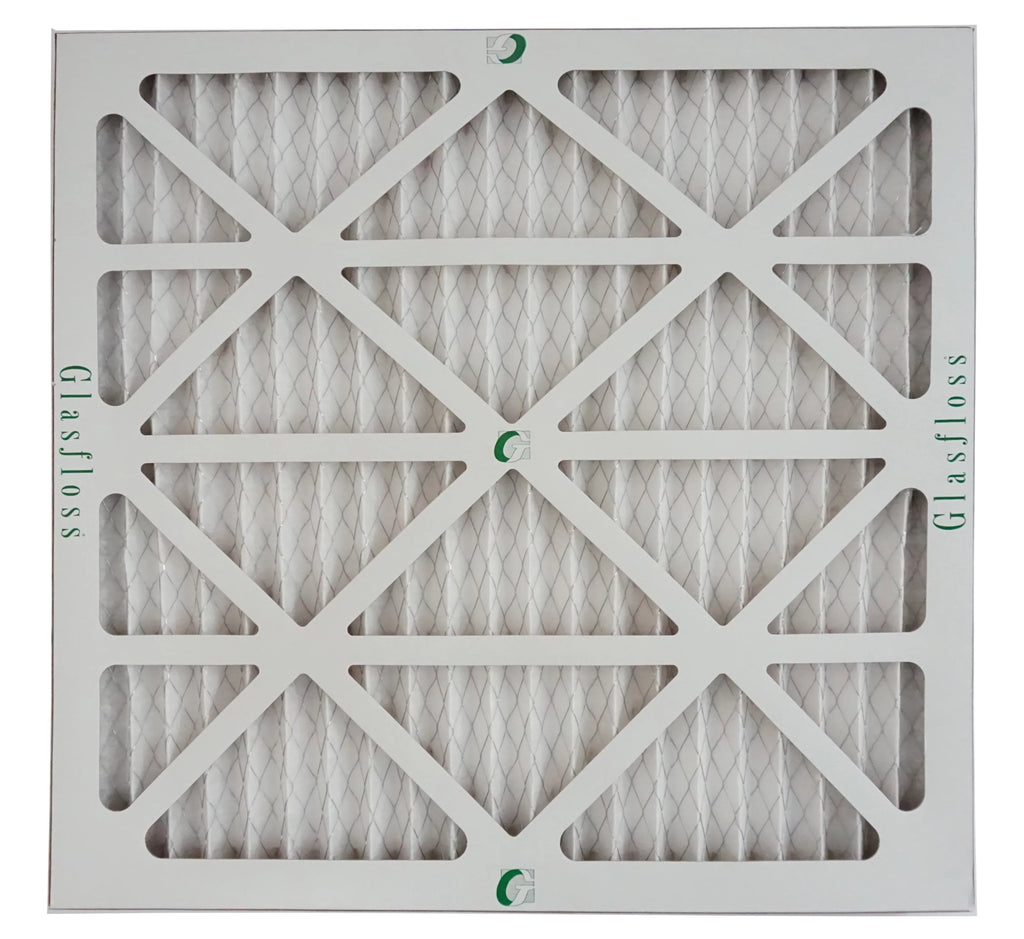 Glasfloss 20x20x1 -  10 -Qty:6 - Furnace Air Filter - Made in  (Actual Size: 19.5 x 19.5x7/8 inch)