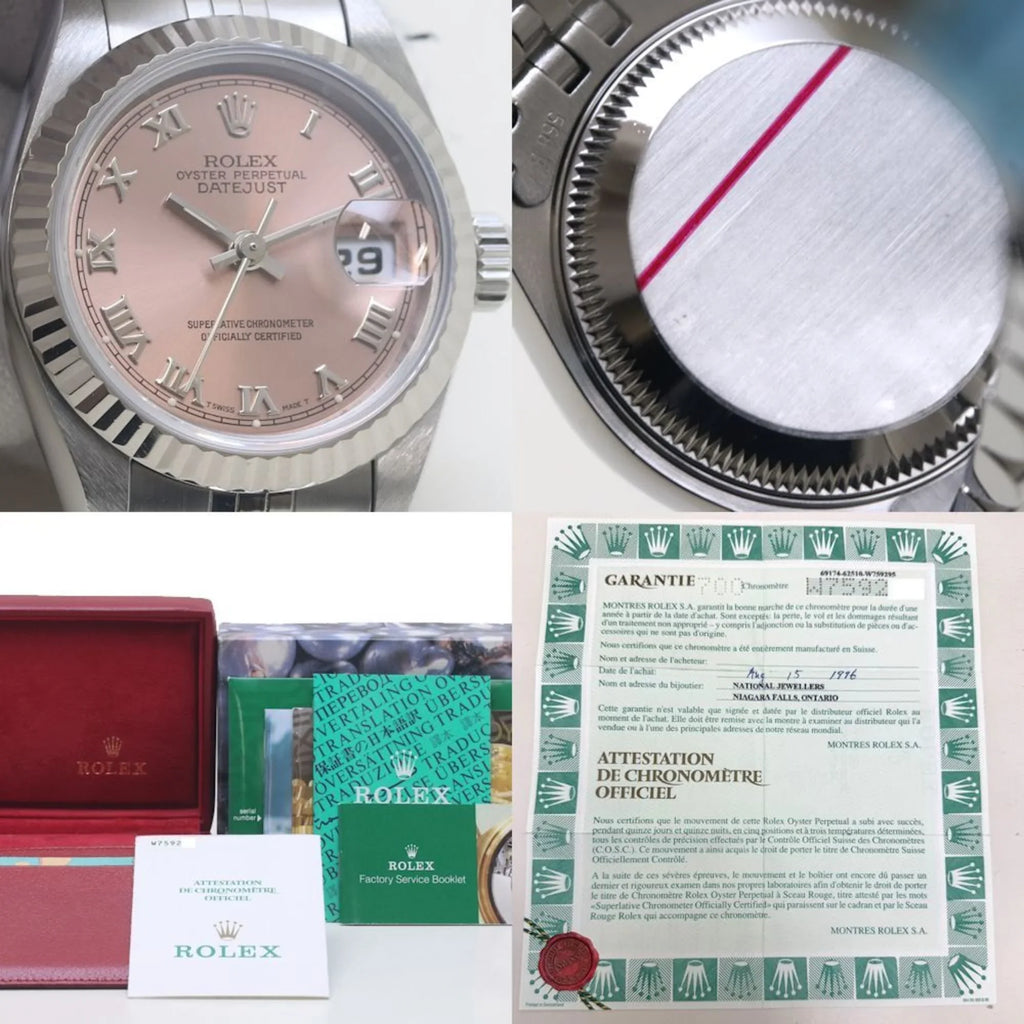 Pre-Owned  Rolex Datejust 69174 K18WG White Gold x Stainless Steel Ladies 39402 Watch (Good)