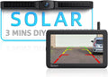 Erapta Solar Wireless Backup Camera Monitor 1080P  Reverse Camera with 4800mAh Battery, 3 Mins  Install,  Night Vision IP69K Waterproof for Car Truck  A1TYZX7