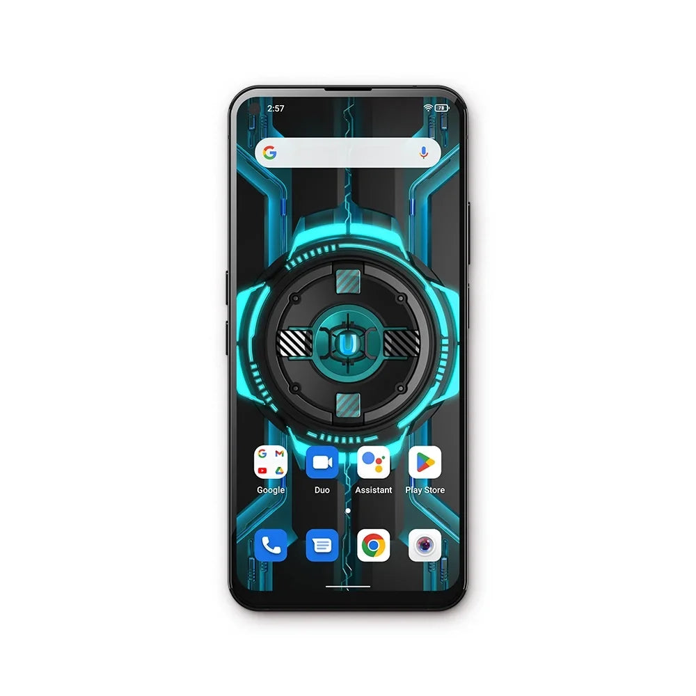 Unihertz Luna (Black) - Colorful  Light, Android 12 4G Smartphone, 108MP Camera, 5000 mAh Battery and Fast Charging, , Unlocked Smartphone with Industrial Transparent Back Design