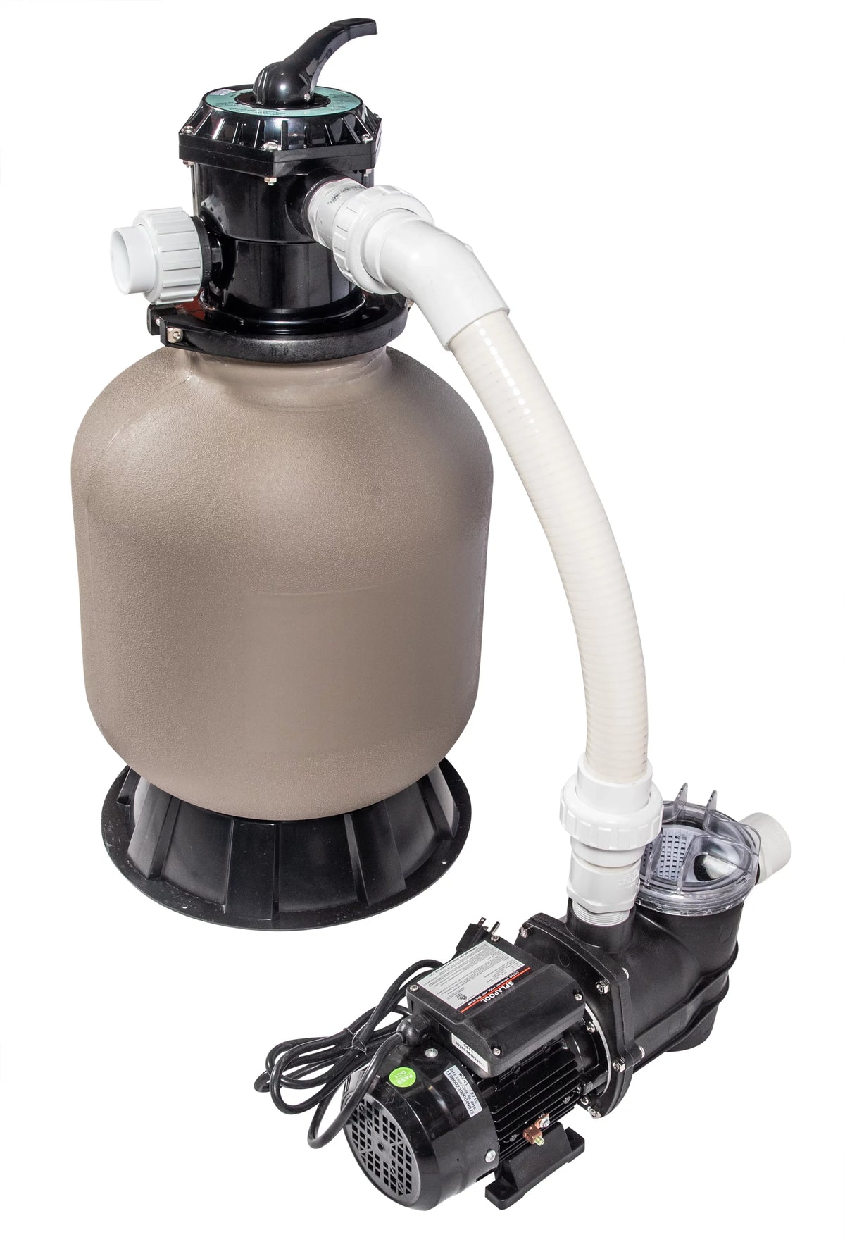Above-Ground Swimming Pool Sand Filter System with 0.35  Pump