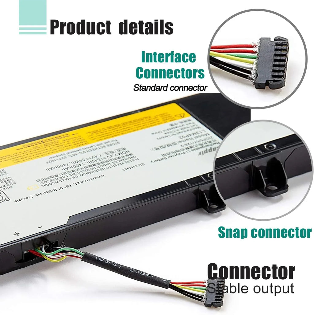 L13M4P02 L13N4P01 Laptop y Replacement for Lenovo Erazer Y50 Y50-70 Y50-80 Y50P Y50P-70 Y70 Y70-70
