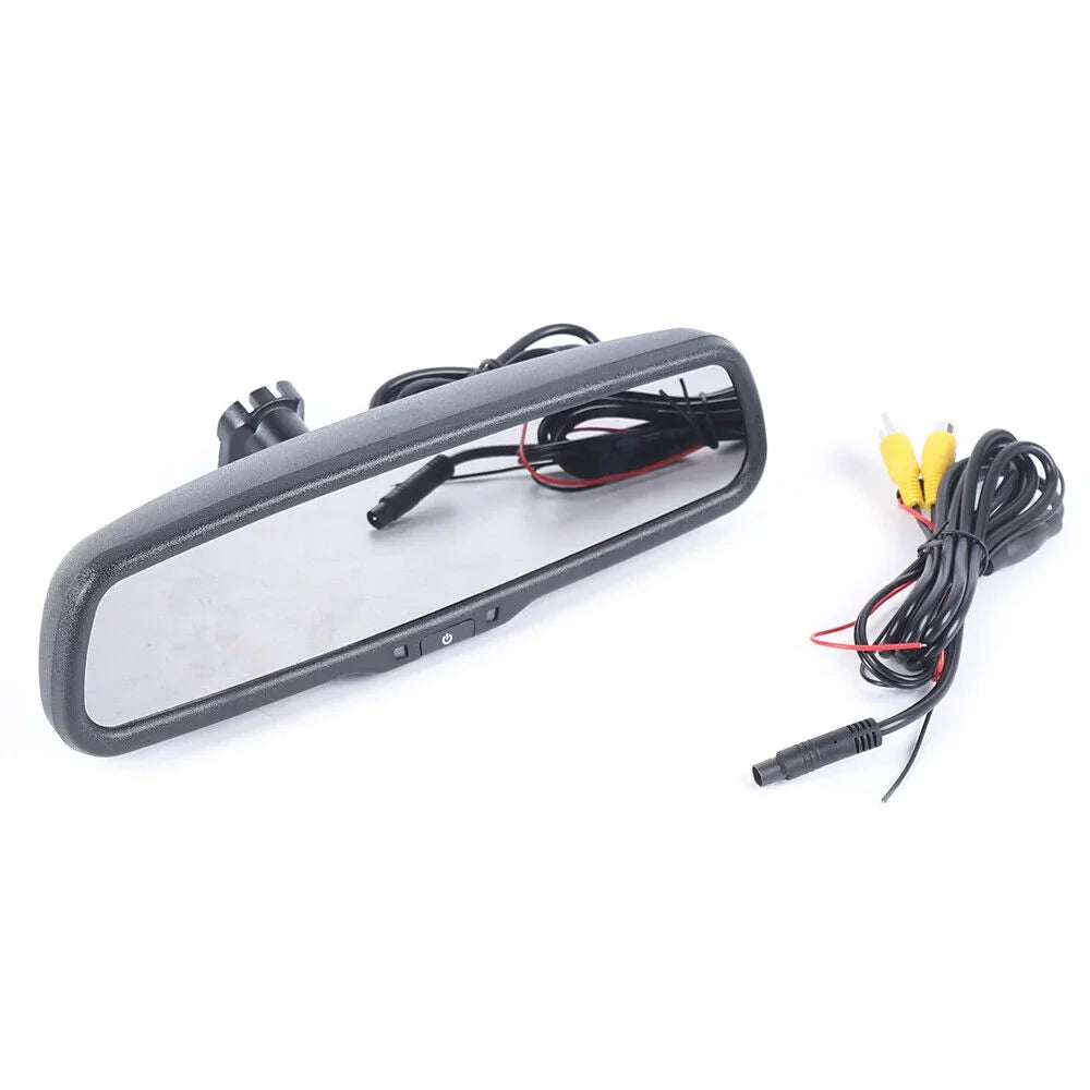 4.3" Rear View   Mirror Monitor &Bracket For Backup Camera Parking Reverse