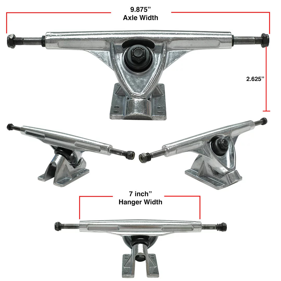 Yocaher Drop Down Longboard Complete Cruiser 41.25" x 10" w/Premium Grip Tape, Aluminum Alloy Truck, 71mm Longboard Wheels, and  -9 Bearings - -66