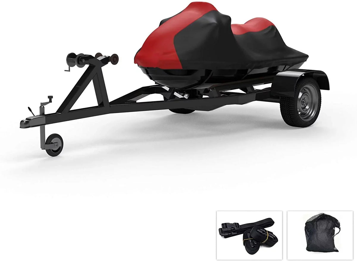 Weatherproof Jet Ski Covers for Yamaha  2020 - /Black Color - All Weather - Trailerable - Protects from Rain, Sun,  Rays, and More! Includes Trailer Straps and Storage Bag