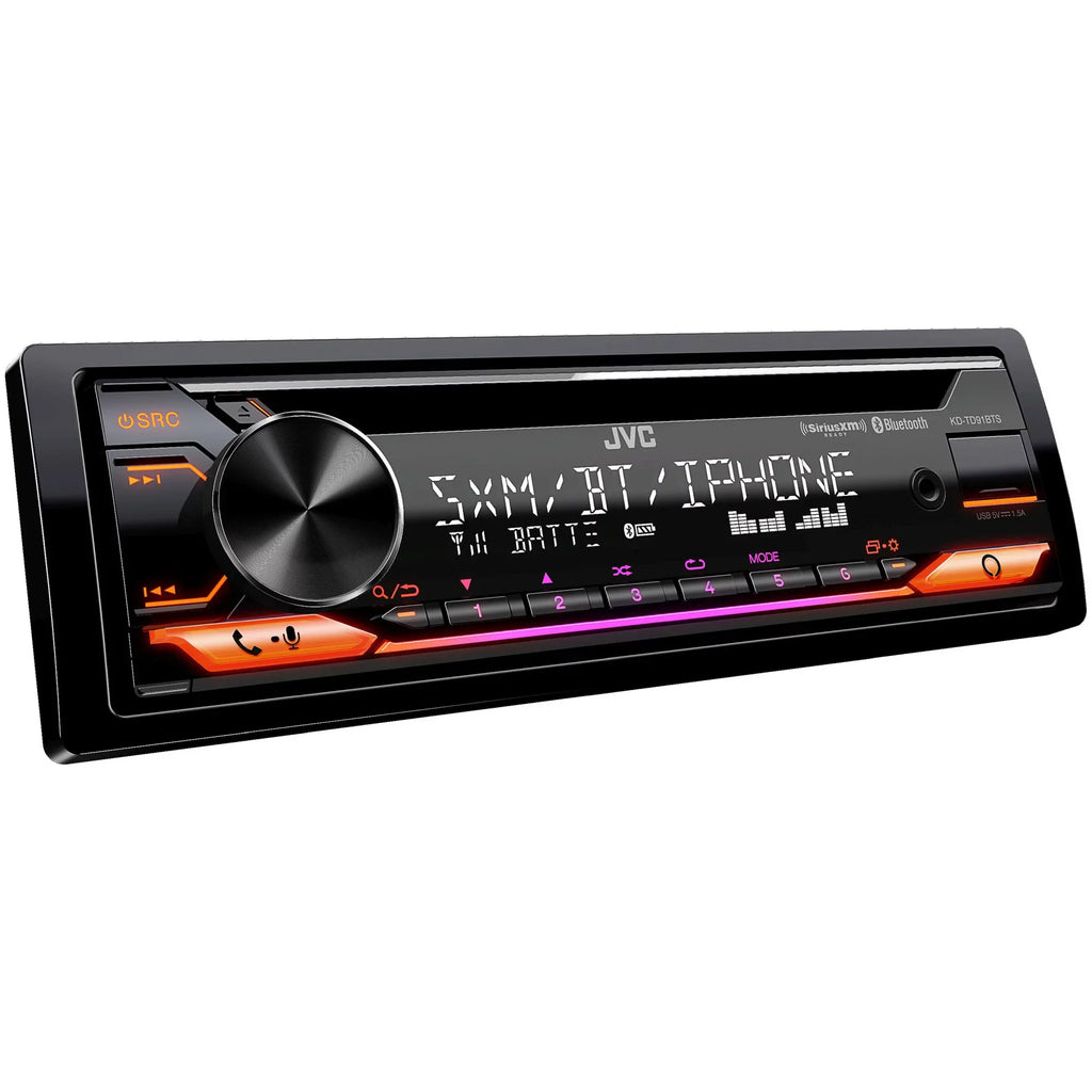 '-TD91BTS -  Receiver w/ Bluetooth, Front , , Amazon Alexa, SirusXM Ready + Two Pairs Of  6x9" Speakers