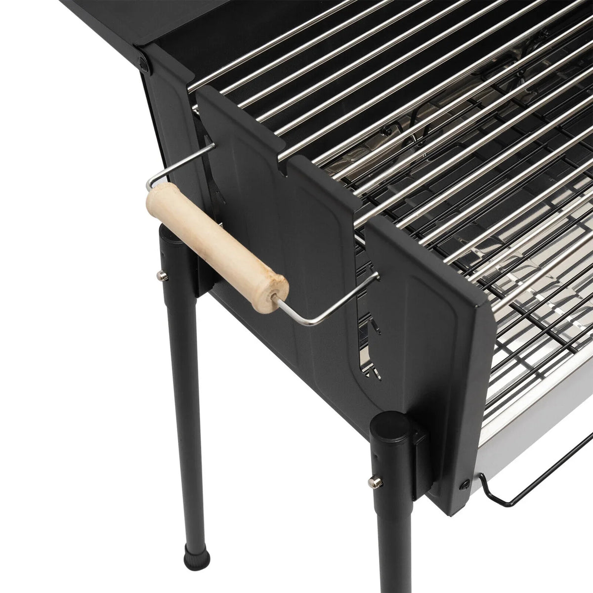 Miumaeov Barbecue Charcoal Grill Portable Charcoal Grill 304 Food Grade Stainless Steel Folding Grill with  Tool Kits for Camping Grill Picnic