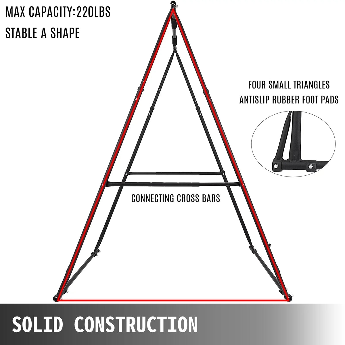 Pull Up Bar Foldable Pull Up Station Aerial Yoga Stand Frame Swing Stand Frame