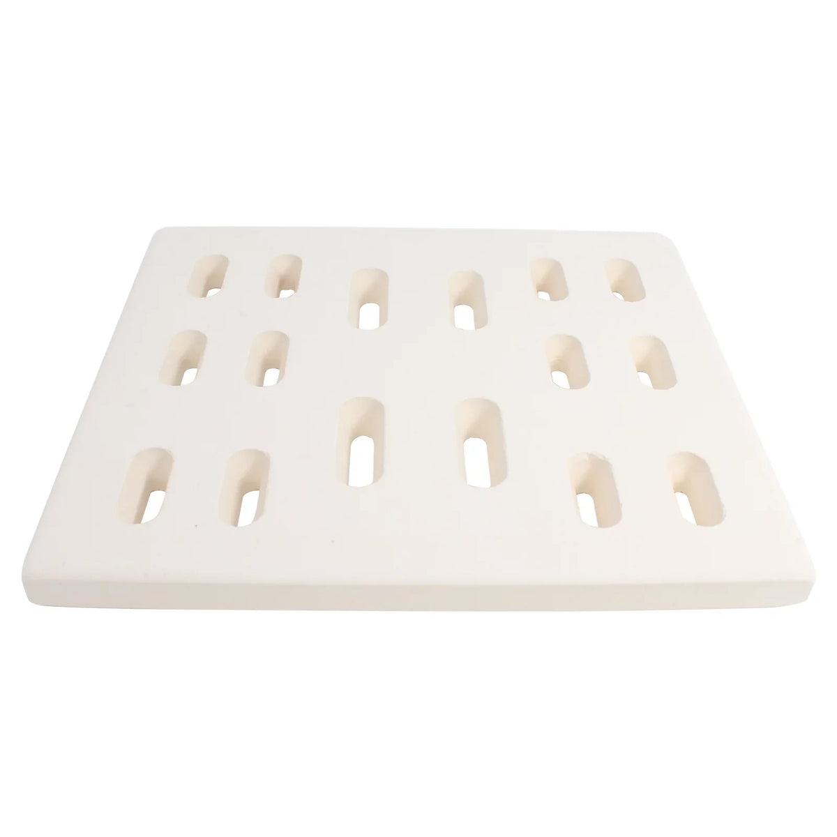 3-Pack  Grill Heat Shield Plate Tent Replacement Parts for Sams Bakers & Chefs 608SB - Compatible Barbeque Ceramic Flame Tamer, Guard, Deflector, Flavorizer Bar, Vaporizer Bar, Burner Cover 8"