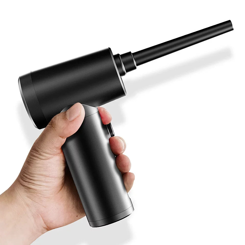 Walmeck Cordless Electric Air Duster & Air Pump for Dust Remove with  Light