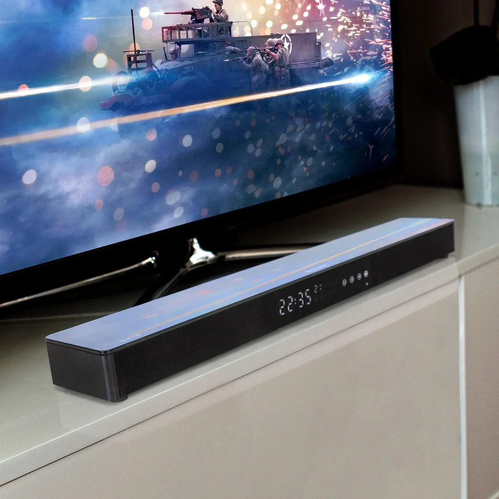 Deco Gear Home Theater Surround Sound 31" Soundbar 2.1  Audio Wireless Bluetooth  (PA30W) - ( )