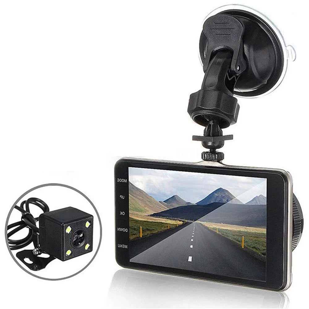 Mabozo Dash Cam Front and Rear,Driving Recorder Dual Dash Cam Dashboard Camera Full  170° Wide Angle Backup Camera with Night Vision