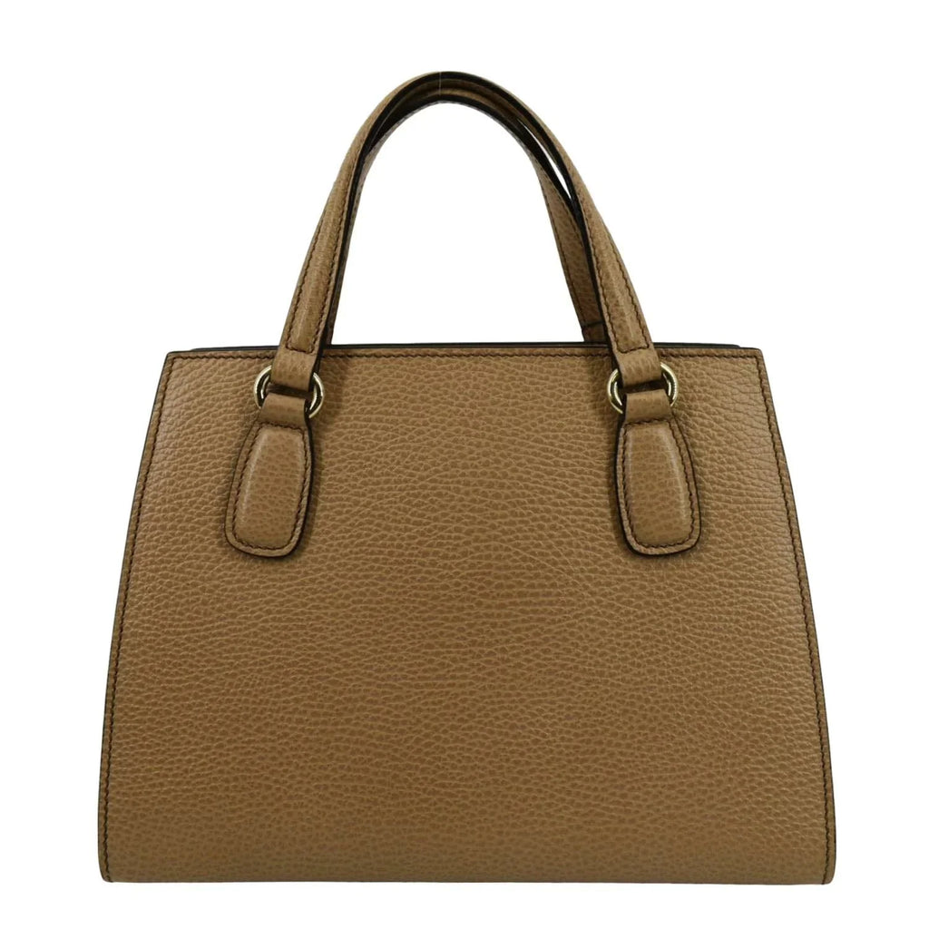 Pre-owned  Soho Leather Top Handle Hobo Bag Beige 607722
