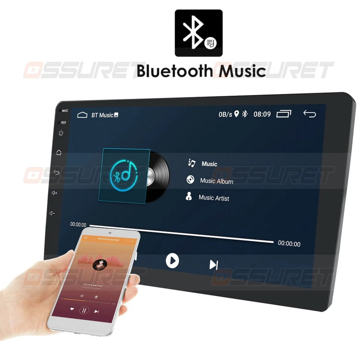 For Mitsubishi Lancer 2007 2008 2009 2010 2011 2012 Android 12 Wifi 2+32GB Car Stereo Radio CarPlay  Navigation Player