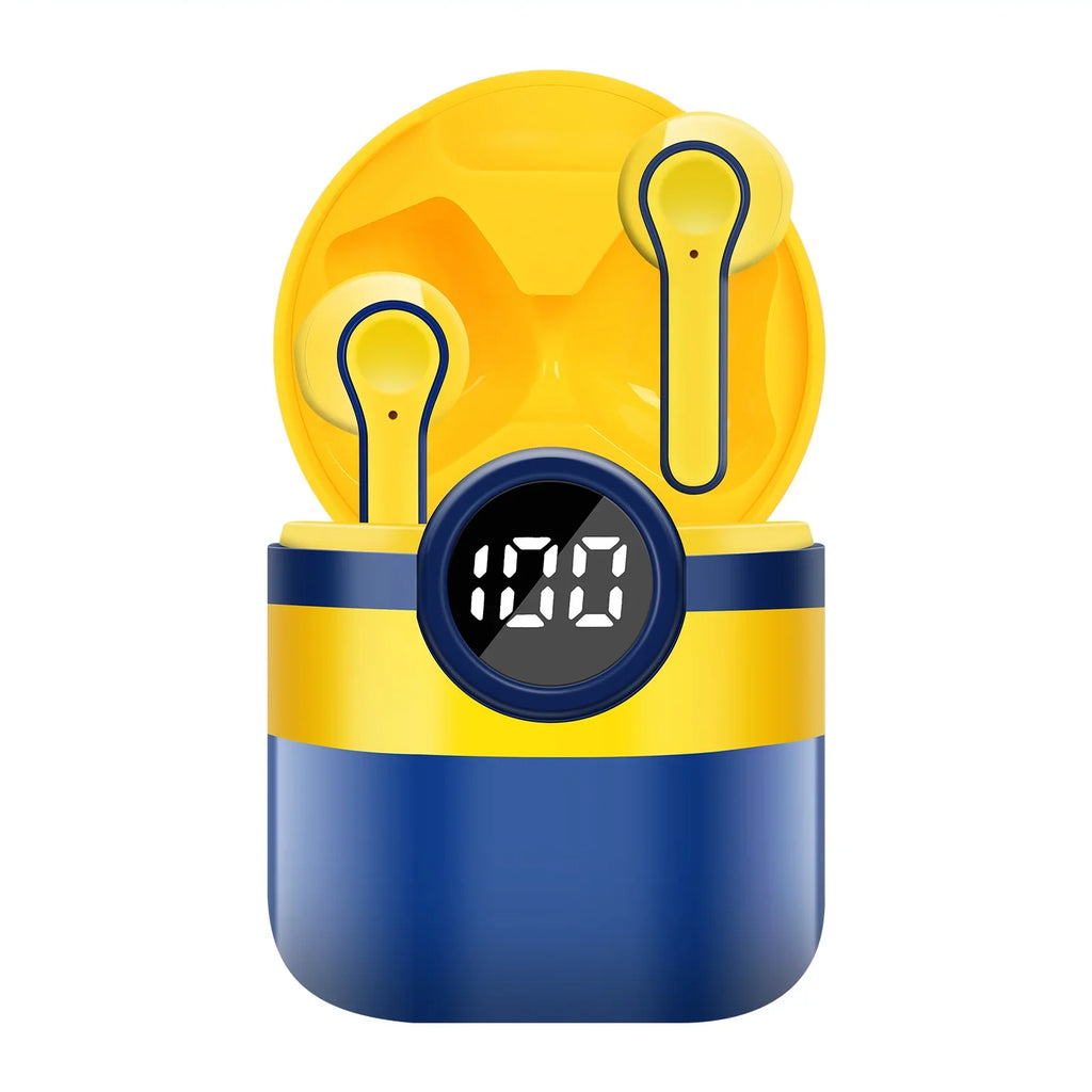 UrbanX Q350 Wireless Earbuds in Ear Bluetooth Headphones For  Desire with Microphone & Digital Display IPX7 Waterproof Deep Bass Bluetooth Earbuds for Sports Work & Music.