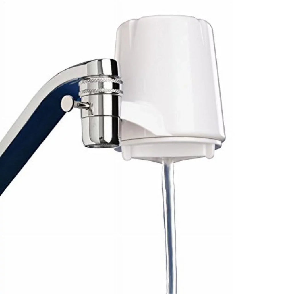 Culligan -15A Faucet Mount Filter with Advanced Water Filtration, White Finish
