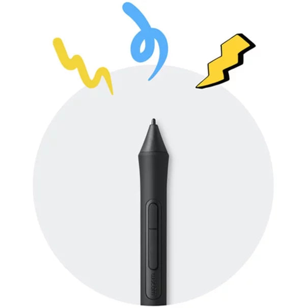 Wacom Intuos Wireless Graphics Drawing Tablet for Mac, , Chromebook & Android (medium) with Software Included, Black (CTL6100WLK0
