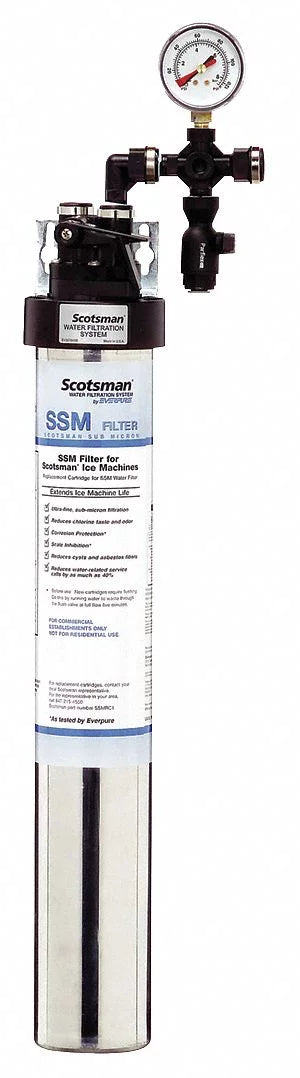 Scotsman Water Filter System,0.5 micron,30 1/2" H  SSM1-P