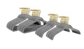 Mangano Huggable Hangers (Gray) 100-piece Anti-Microbial Clean Boss Set