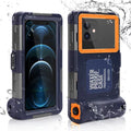 UrbanX Professional [15m/50ft] Swimming Diving Surfing Snorkeling Photo Video Waterproof Protective Case Underwater Housing for Sony Xperia XA2 Plus And all Phones Up to 6.9 Inch  with Lanyard
