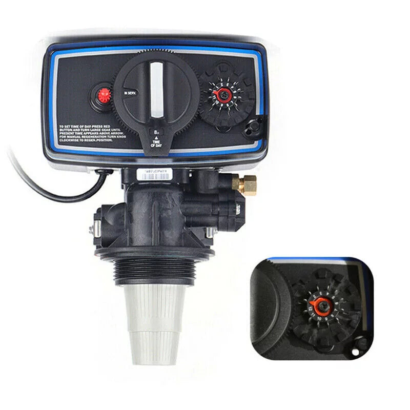 Fichiouy Clock Control Valve for Water Filter Softener Resin Tank Automatic Operating 3W 110V