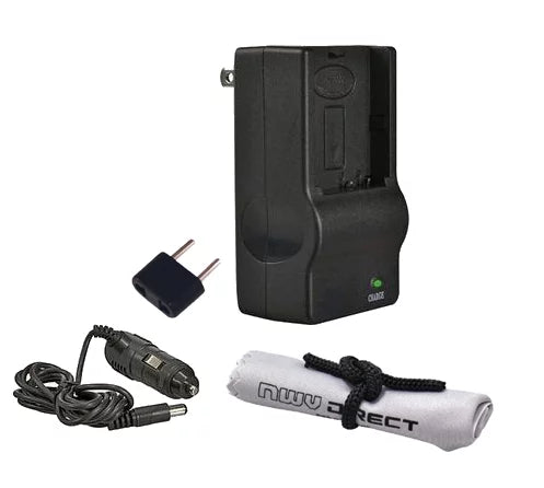 Panasonic Lumix -FZ48 Off Camera 'Intelligent' Rapid Charger + Nwv Direct Microfiber Cleaning Cloth.