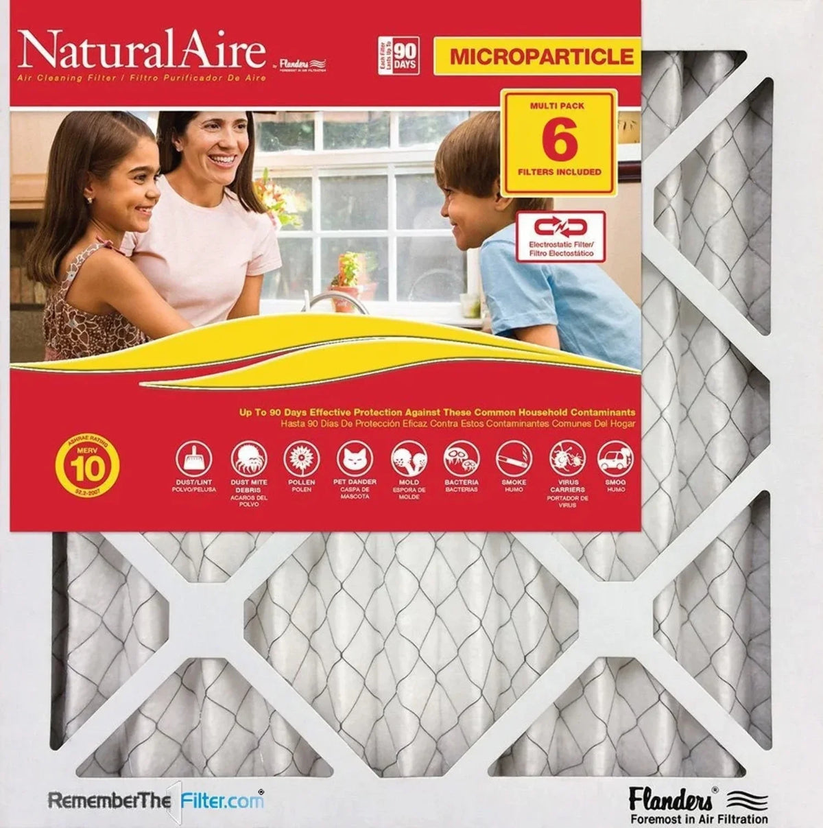 12x30x1 NaturalAire Microparticle  10 Filters 85256.011230 (6 pack)