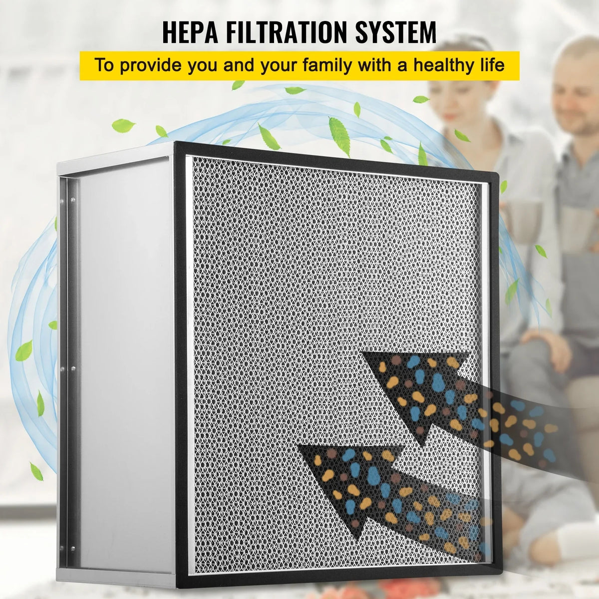 Bentism Filter Replacement, 24''x24''x11.5''  Filter, True  Pleated Air Filter, Air Filter Replacement with Durable Galvanized Frame, 99.97% Standard Filter Compatible