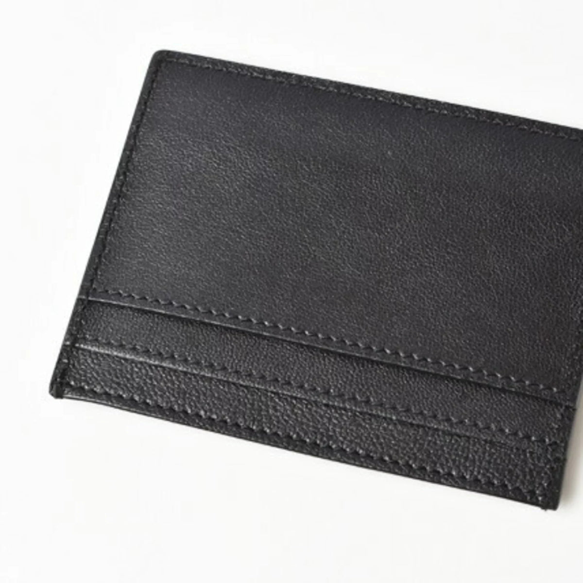 Pre-Owned Saint Laurent / Card Case    Paisley Pattern Studs Leather Black 375949 (Like New)