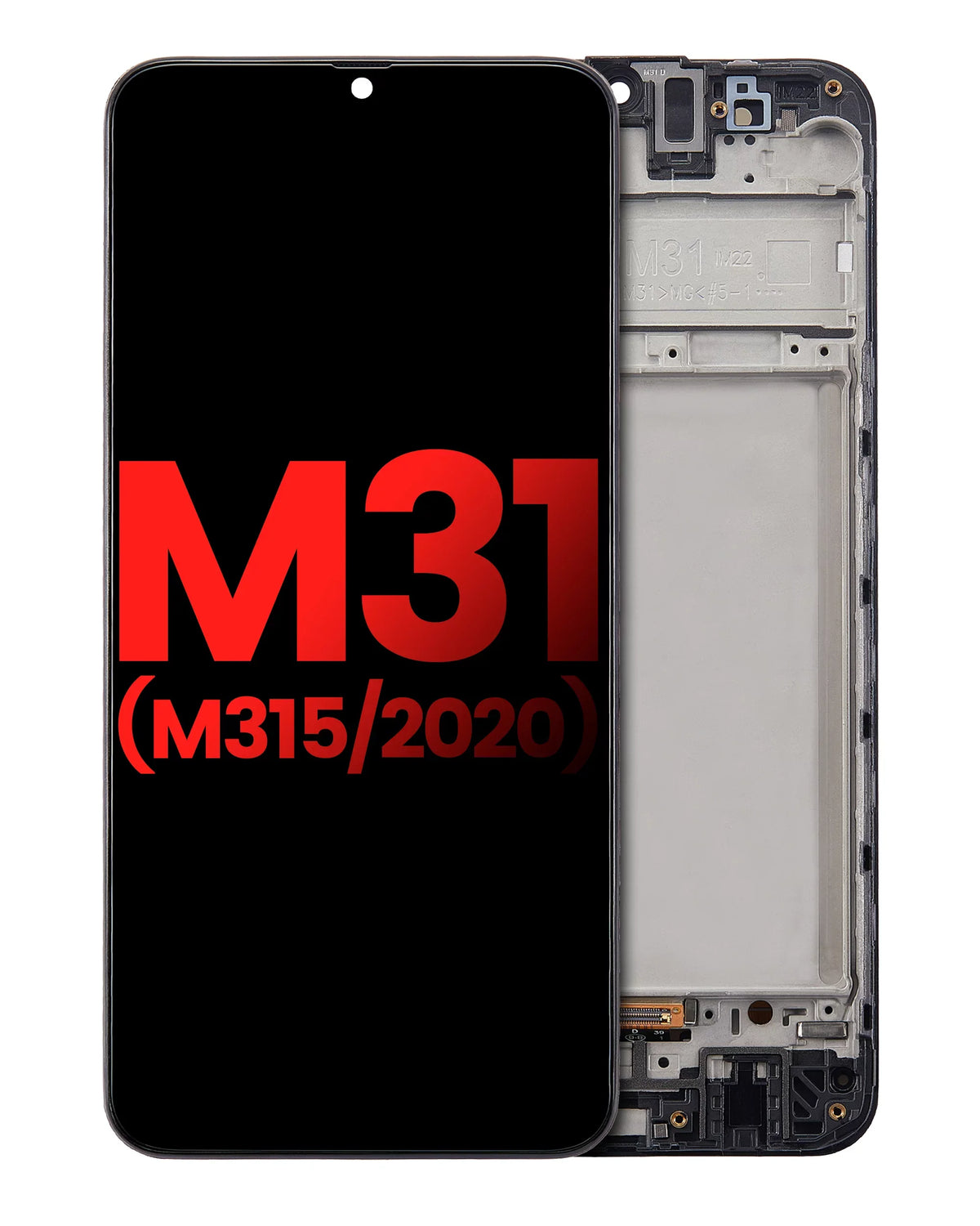 Replacement  Assembly With Frame Compatible For Samsung Galaxy M31 (M315 / 2020) (Aftermarket Plus) (All Colors)