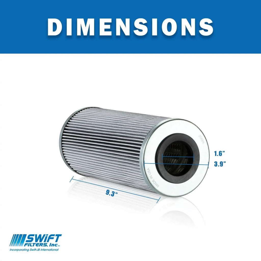 Direct Interchange for  7840  Cartridge Filter Element  Microglass 3 Micron