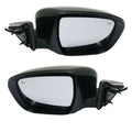 For 14-16 Rogue  Built Rear View Mirror Power w/Signal w/o Camera Set Pair