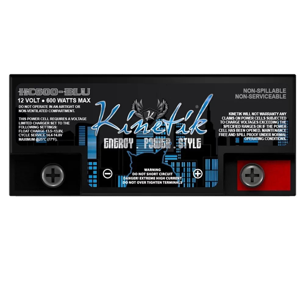 Kinetik HC600BLU 600W 12V Power Cell Replacement Battery for  XP750 D680 S680