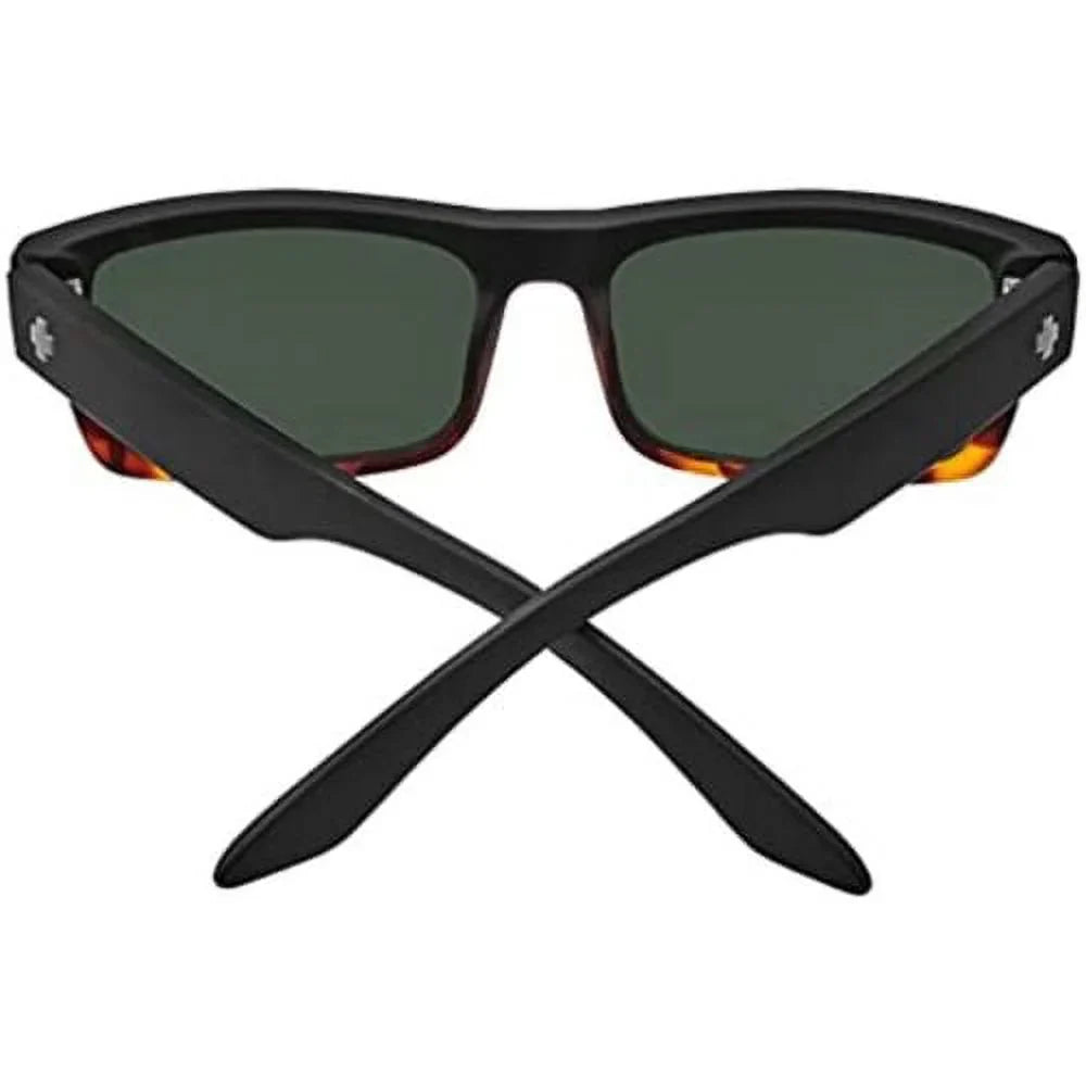 Men Sunglasses Discord Lite Matte Black Tortoise Fade Gray Green Polarized
