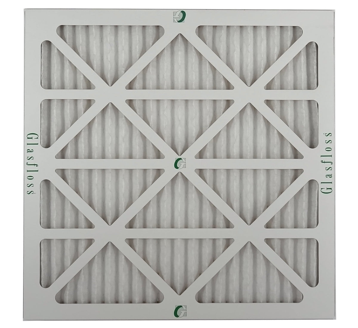 Glasfloss Air Filter 20x20x2 - 2"  10 - (Pack of 4) - Pleated  or  Air Filter - Furnace Air Filter - Home or Office - Made In The .