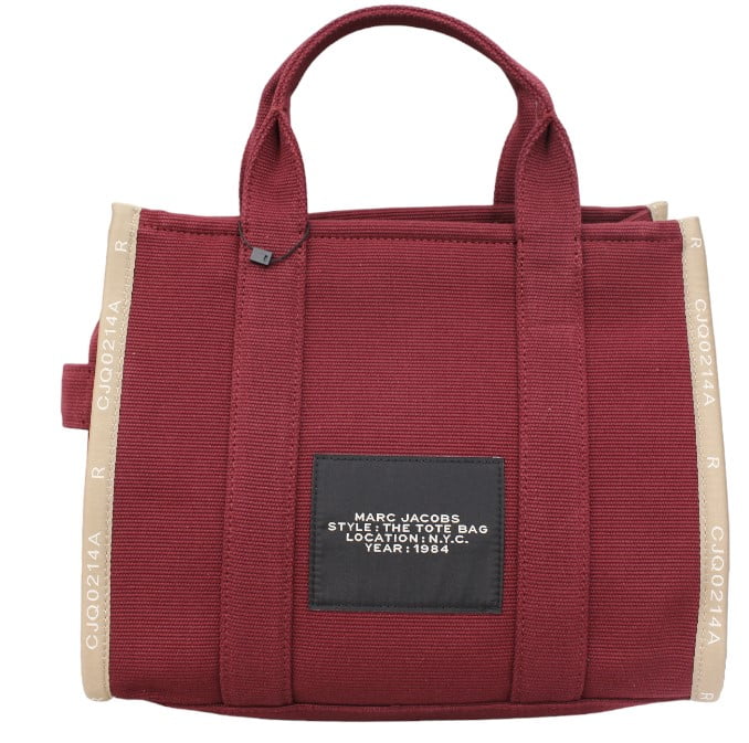 Marc Jacobs Women's The Leather Small Tote, One Size M0017025-610 (Merlot, Red)