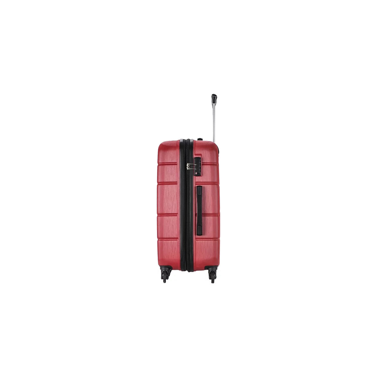 / Plastic 4-Wheel Spinner Luggage Red (DKROD00M-)