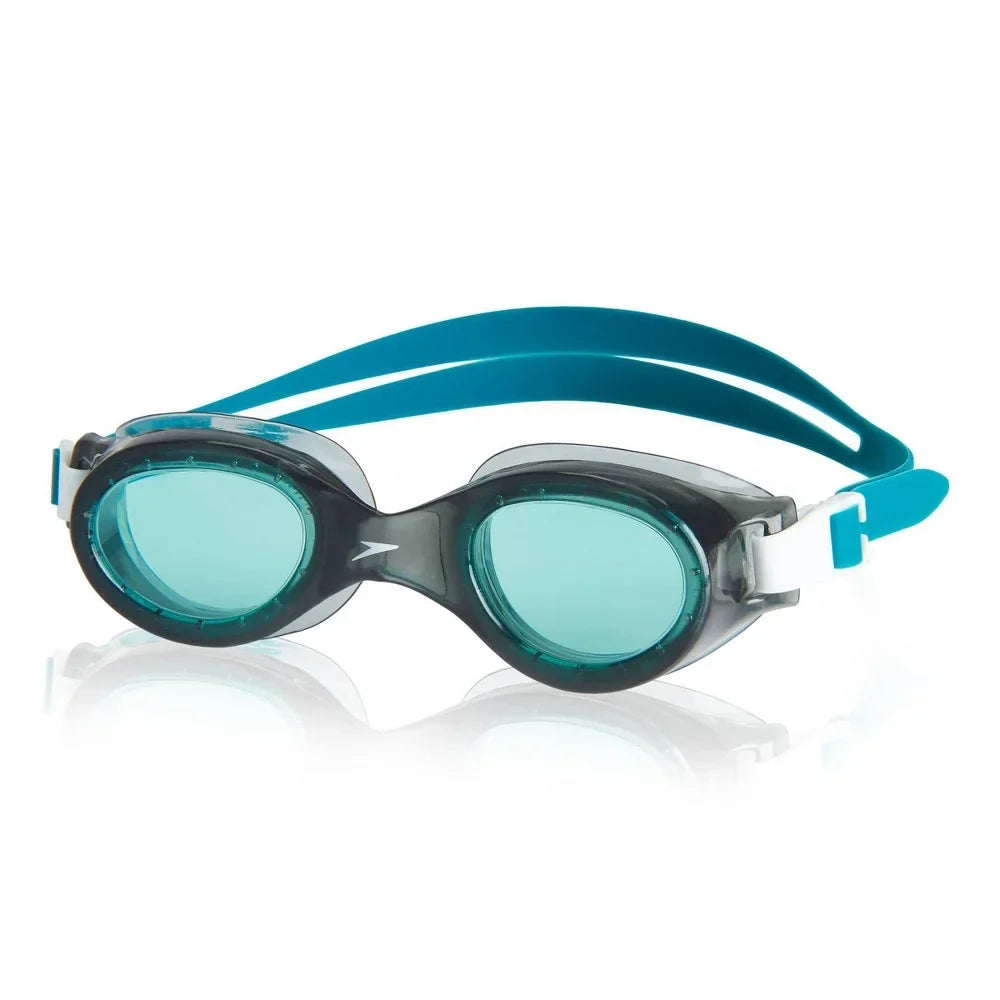 Speedo Adult  Boomerang Goggles, Waterproof Anti Fog / Protection No Leaking Swimming, FlexFit Monument clear