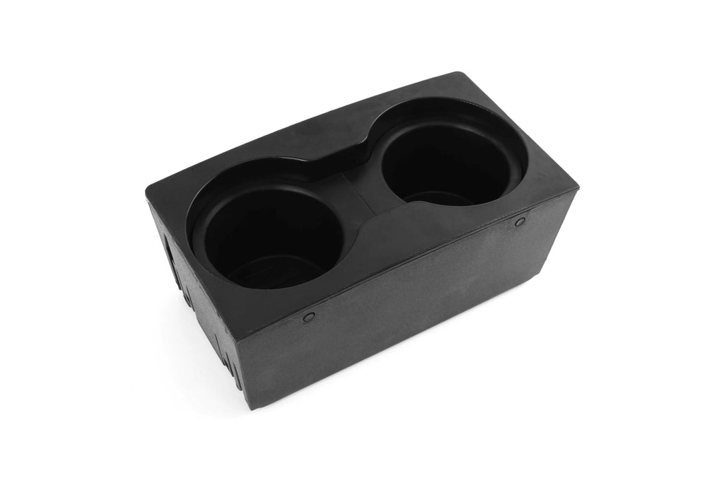 Red Hound Auto Cup Holder Insert Holds 2 Cups Compatible with Ford Super Duty F-250/F-350/F-450/F-550 2011-2016 fits Front Center Floor Mounted Console (flow through style only) Black Beverage Holder
