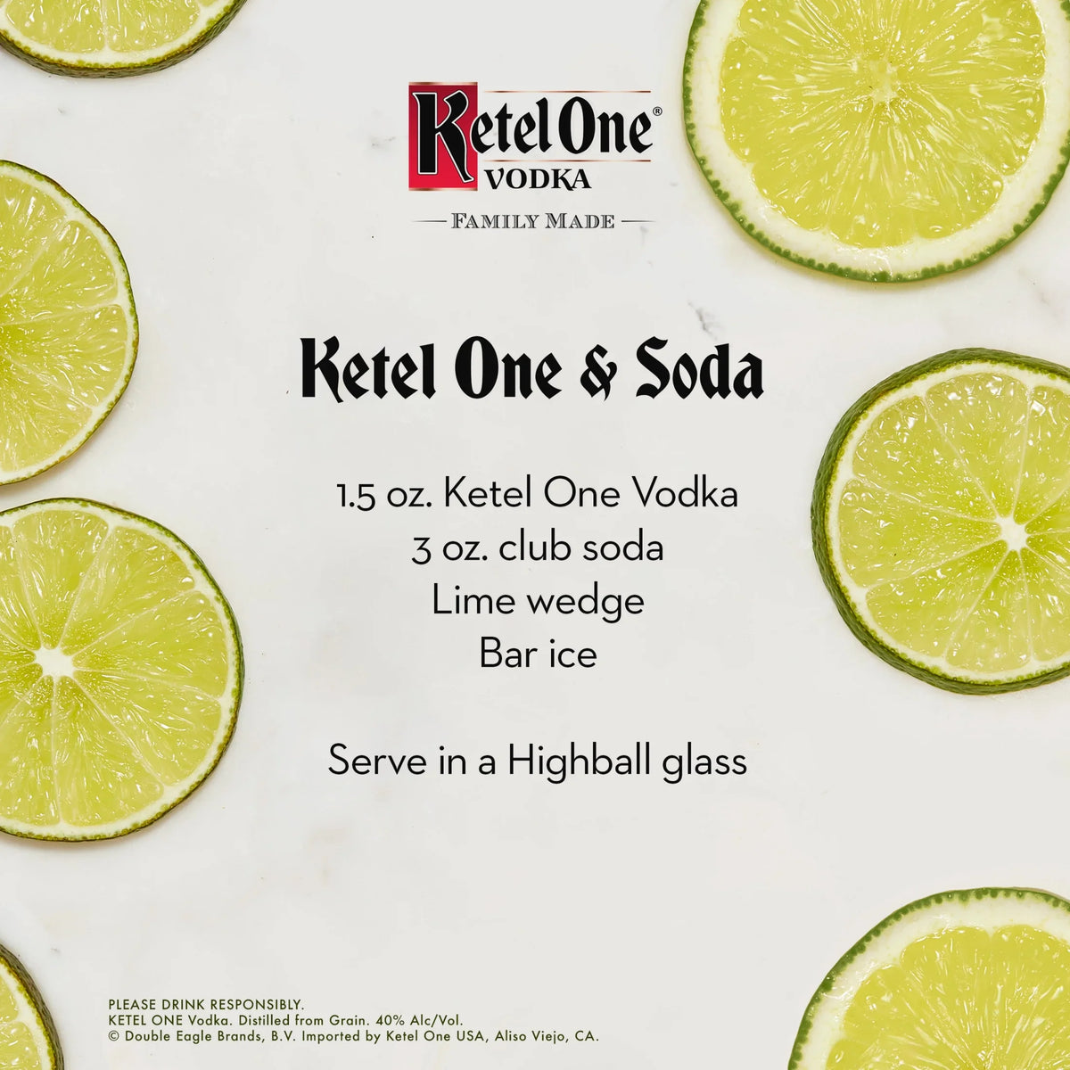 Ketel One Vodka, 1 L, 40%