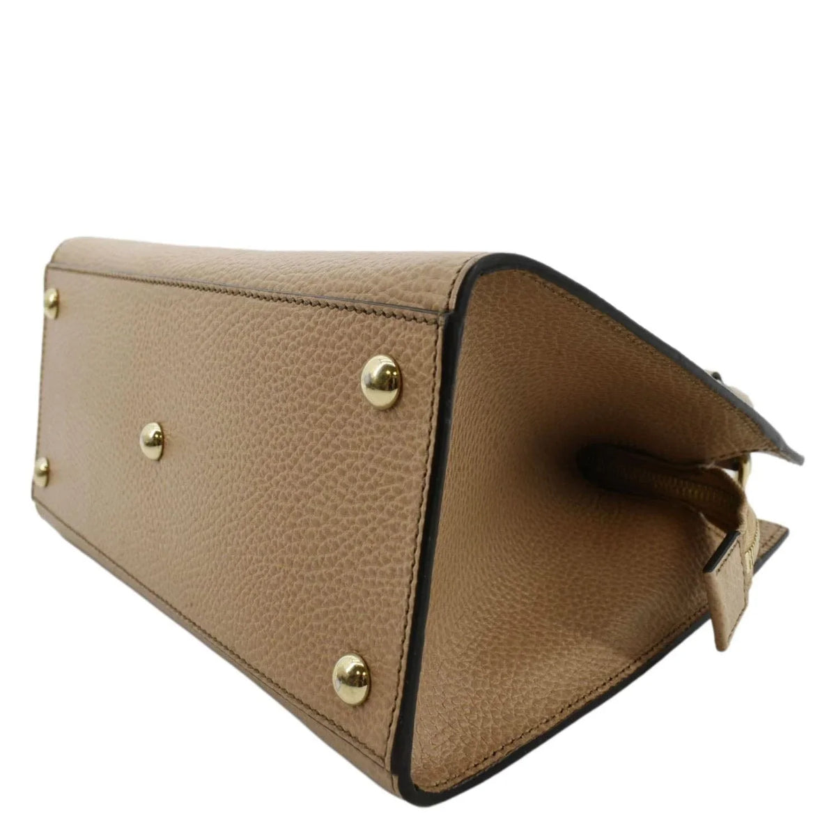 Pre-owned  Soho Leather Top Handle Hobo Bag Beige 607722