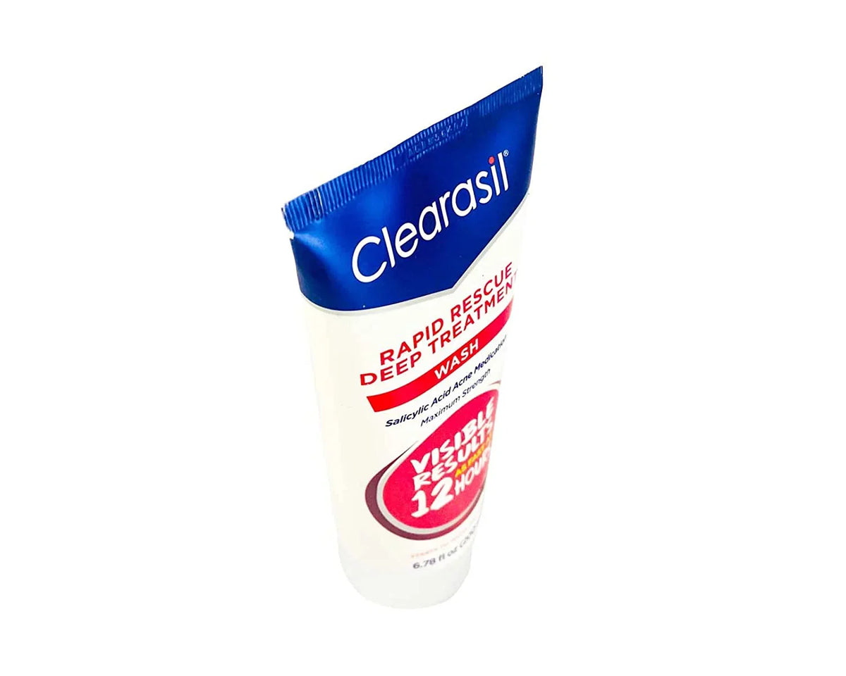 3 Pack Clearasil Rapid Rescue Deep Treatment Wash, 6.78 Each