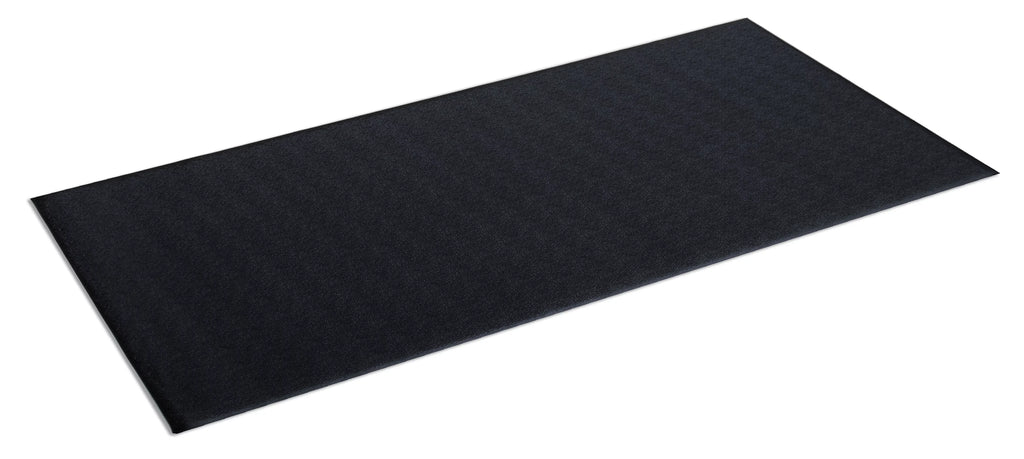 SuperMats - Treadmill Mat - Heavy Duty Quality Home/Light Commercial Super Dense Foam Vinyl - Fitness Equipment Mat, Black, 36 In. x 102 In.