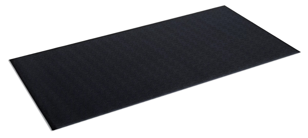 SuperMats - Treadmill Mat - Heavy Duty Quality Home/Light Commercial Super Dense Foam Vinyl - Fitness Equipment Mat, Black, 36 In. x 102 In.