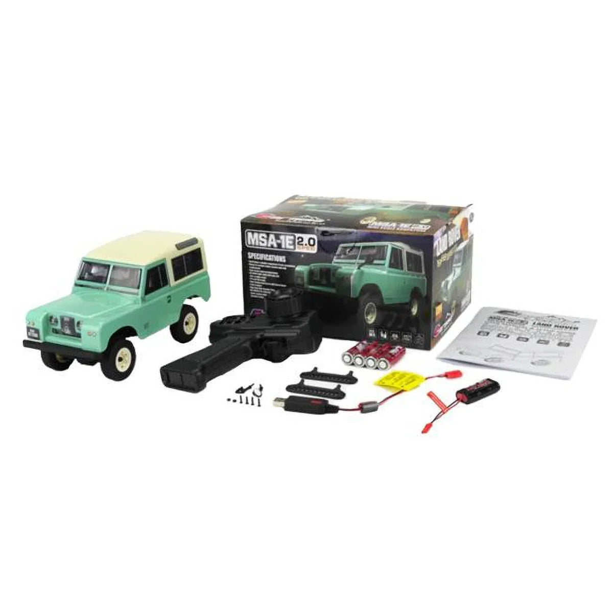 '-1E 2.0 Land Rover S2A 1 by 24 Scale 4WD  Crawler Car